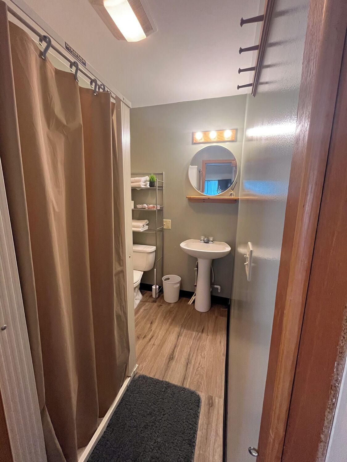 Towels, soap, toilet paper