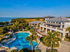 Una piscina climatizada