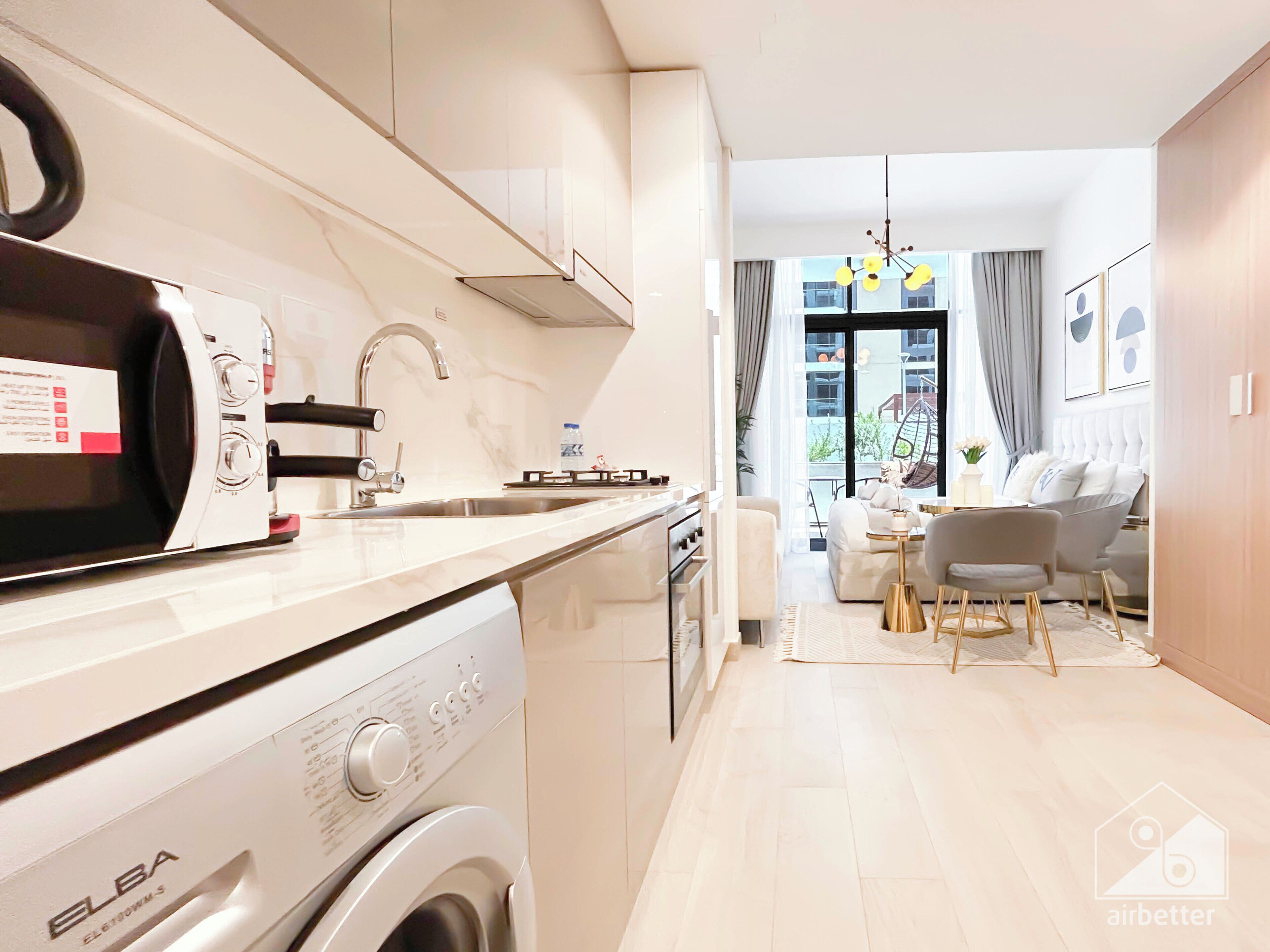 Leilighet (0 Bedroom) | Eget tekjøkken | Mikrobølgeovn, ovn, kokeplater og vannkoker