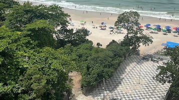 En la playa
