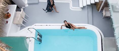 Indoor pool, a heated pool