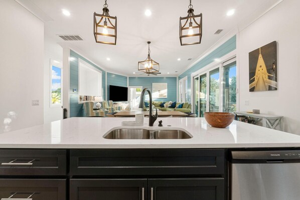 House, Multiple Beds (219 15th Street) | Private kitchen - 219 15th Street (Panama City Beach)