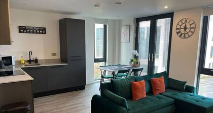 Superb citycentre new built flat and gym