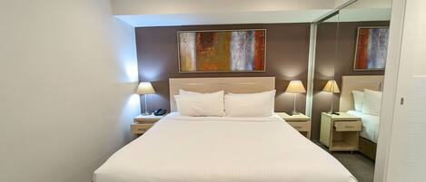 1 dormitorio, tabla de planchar con plancha, wifi gratis y ropa de cama