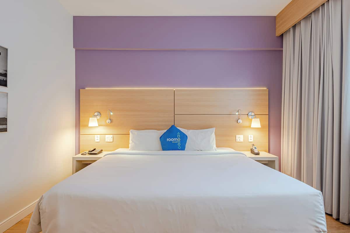 Superior-Apartment, 1 Doppelbett, Stadtblick | 1 Schlafzimmer, Zimmersafe, Schreibtisch, laptopgeeigneter Arbeitsplatz