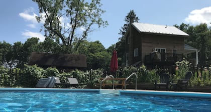Finger Lakes Chalets – Pool is Open! Up the hill from Canandaigua Lake!