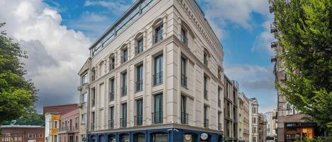 Overnatningsstedets facade