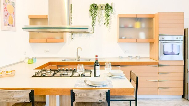 Private kitchen - Residenza delle Rose 1, comfortable two-room apartment near the sea (Roseto Degli Abruzzi)