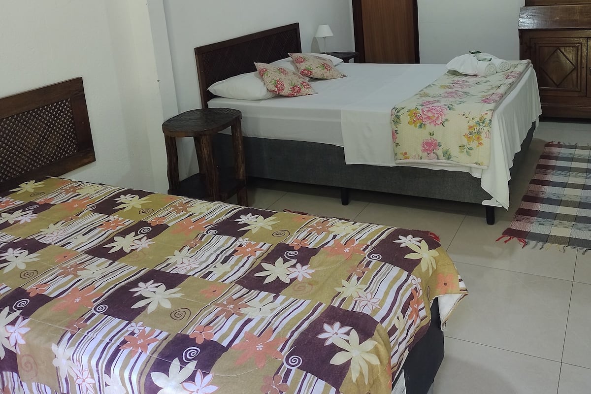 Superior Quadruple Room, Garden View | Blackout curtains, iron/ironing board, free WiFi, bed sheets
