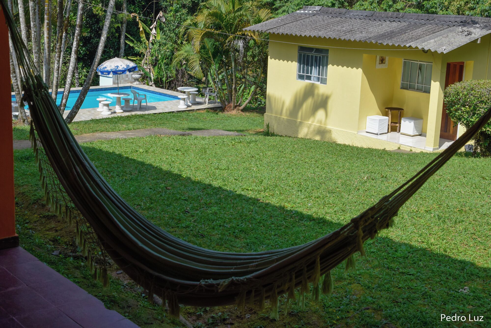 Quarto casal ou duplo standard, vista para o jardim | Cortinas blackout, ferros/tábuas de passar roupa, Wi-Fi de cortesia