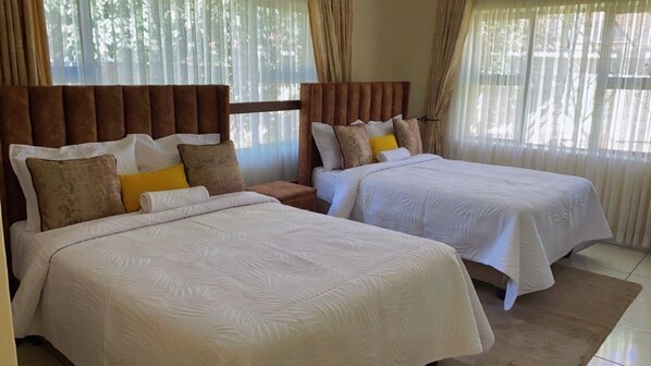 Standard Double Room | Hypo-allergenic bedding, pillowtop beds, individually decorated, desk - Goshen Creek Guesthouse  (Harare)