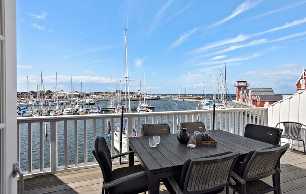 Outdoor dining - Pet friendly apartment in Bagenkop (Bagenkop)