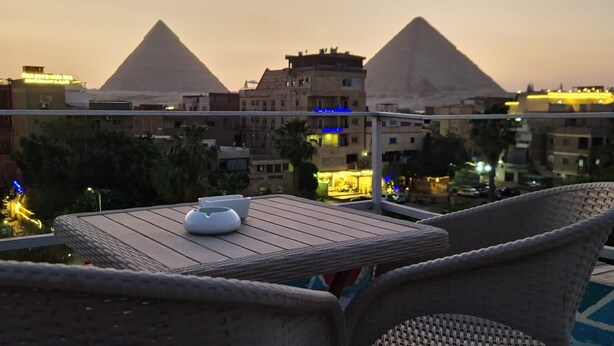 Unclassified image, 1 of 45, button - Supreme Pyramids view (Giza)