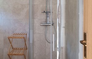 Shower, hair dryer