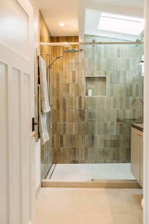 Towels, soap, toilet paper