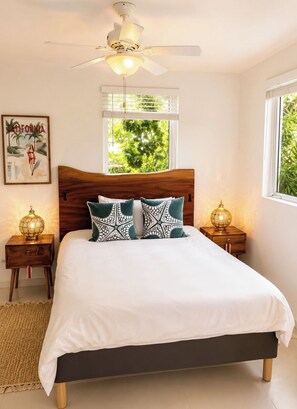 3 bedrooms, iron/ironing board, travel cot, WiFi