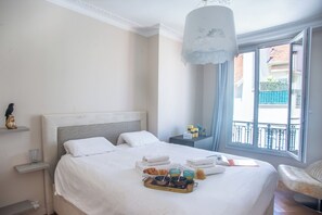 1 soverom og sengetøy