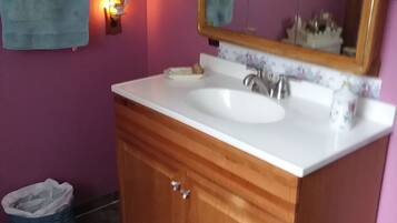 Towels, soap, toilet paper