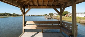 New! Intracoastal Cottage with Dock!