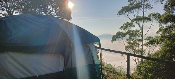 Blick von der Unterkunft