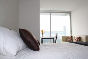 Panoramic Apartment, City View | Individually decorated, individually furnished, desk, laptop workspace - One Apartment (Quito)