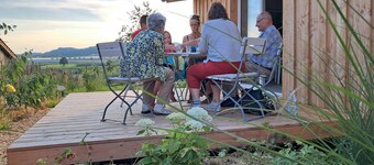 Holiday Home 'Ländlicher Öko-flair Im Strohhaus' with Private Terrace and Wi-Fi