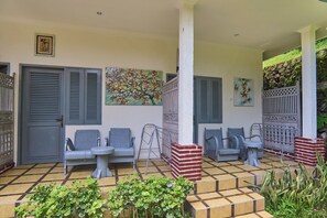 Habitación estándar doble | Terraza o patio