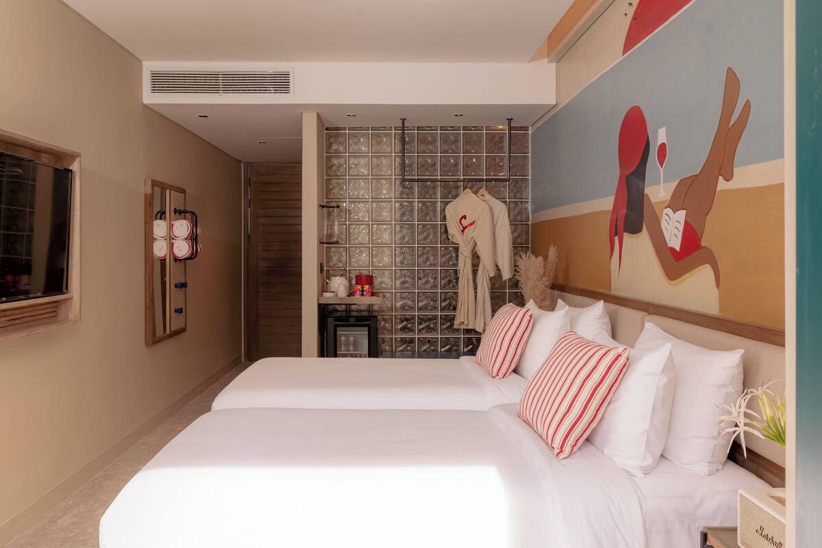 Classic Room, 2 Katil Bujang (Single) | Katil bayi/kot (percuma), Wi-fi percuma, cadar katil 