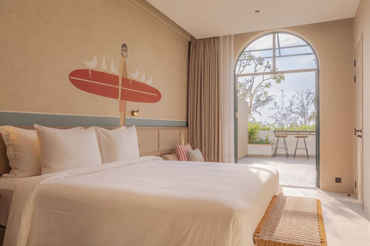 Deluxe Room, Terrace, Ocean View | Katil bayi/kot (percuma), Wi-fi percuma, cadar katil 
