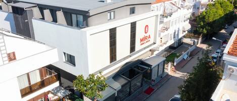 Fassade der Unterkunft