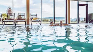 Indoor pool, outdoor pool