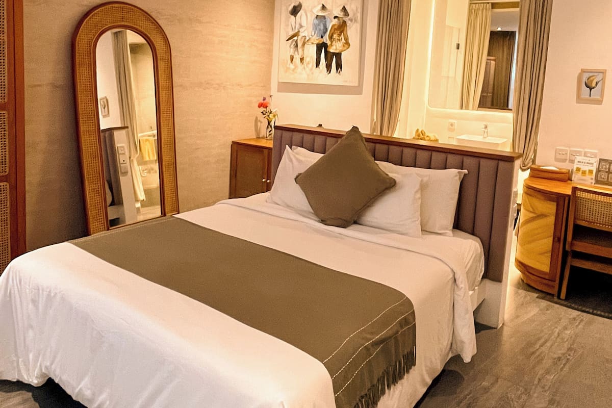 Ropa de cama de alta calidad, colchones Tempur-Pedic y minibar