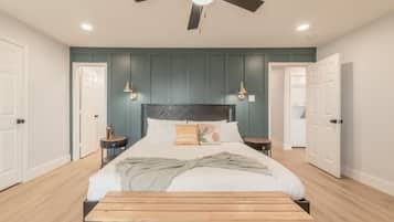 6 bedrooms, iron/ironing board, travel crib, WiFi