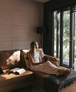 Smart TV y chimenea
