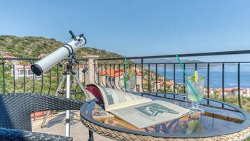 Familienvilla, 5 Schlafzimmer, Meerseite | Balkon