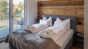 豪華公寓, 2 間臥室, 河景 | 1 間臥室、高級寢具、獨特裝潢、布置獨特