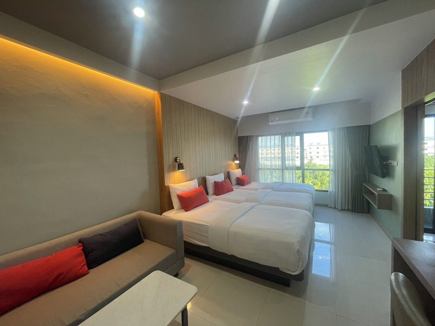 โต๊ะทำงาน, เตียงเสริม/เปล, Wi-Fi ฟรี, ผ้าปูที่นอน