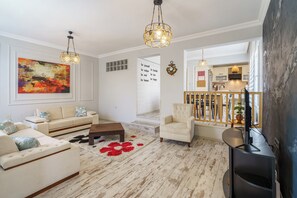 TV - Villa in Complex with Garden & Shared Semi Olympic Swimming Pool in Kusadasi (Aydin)