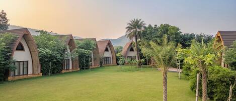 Vila, 1 cama King, banheiro privativo, vista para o jardim (Bamboo Villa) | Vista para o jardim