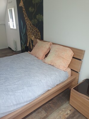 3 slaapkamers, een bureau, een strijkplank/strijkijzer, gratis wifi