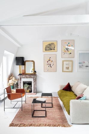 Living area - Duplex élégant à Montmartre (Paris)