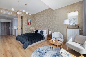 Studio, Sauna | Living room