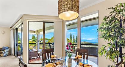Kapalua Golf Villa, fresh updates and fairway view