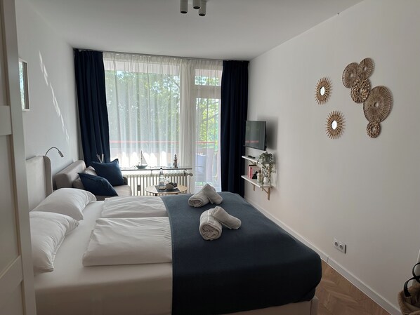 1 chambre, fer et planche à repasser, Wi-Fi, draps fournis