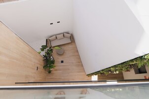 Interior entrance