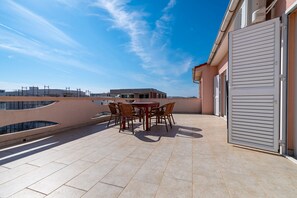 Appartement, 2 chambres, balcon, vue jardin | Terrasse/Patio