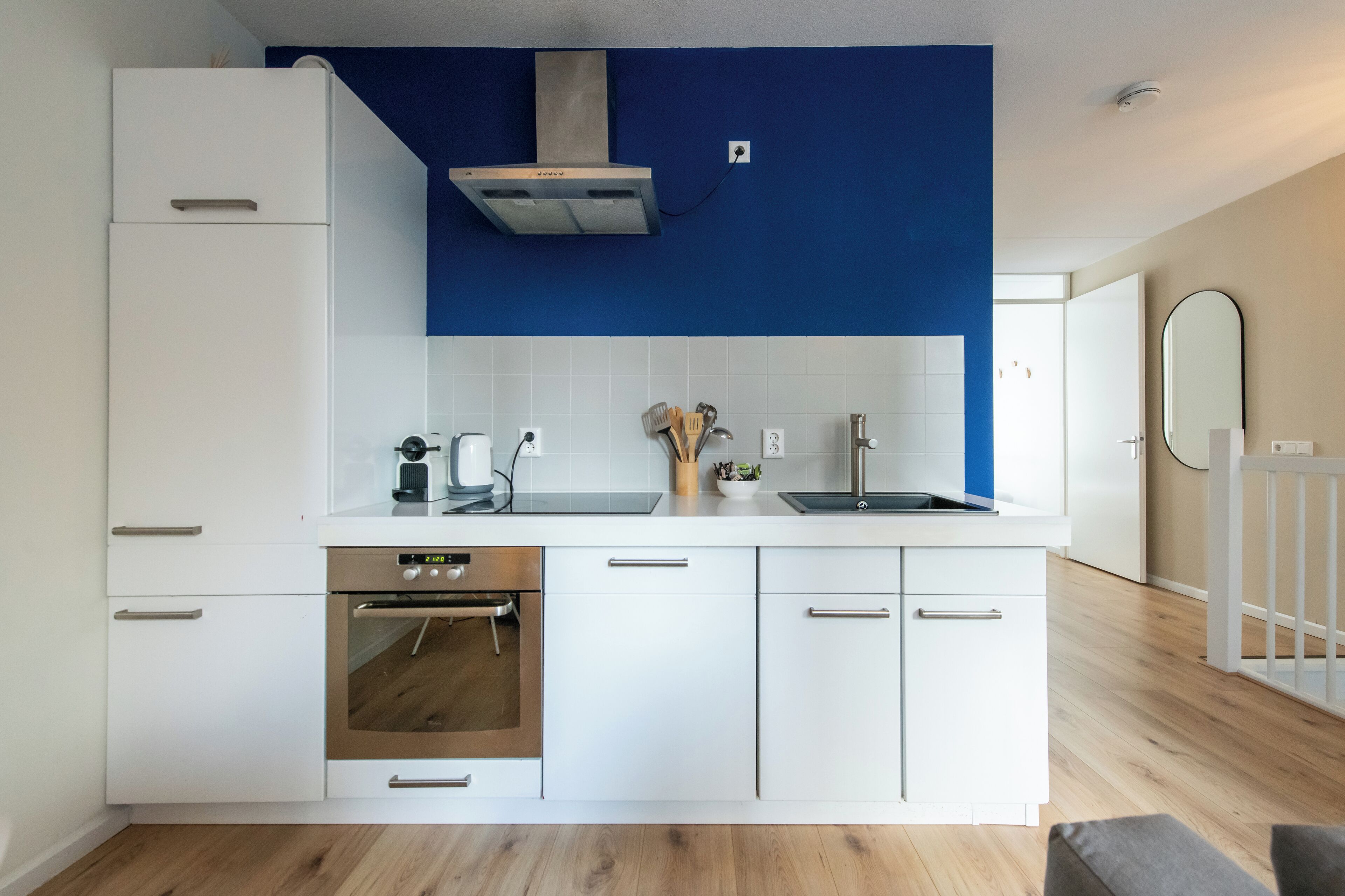 Departamento familiar | Cocina privada | Microondas, cafetera y tetera y tetera eléctrica 