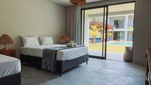 Comfort Suite, Pool View (suite terrea) | 1 bedroom, pillow-top beds, minibar, free cots/infant beds - Luau Hotel (Trairi)