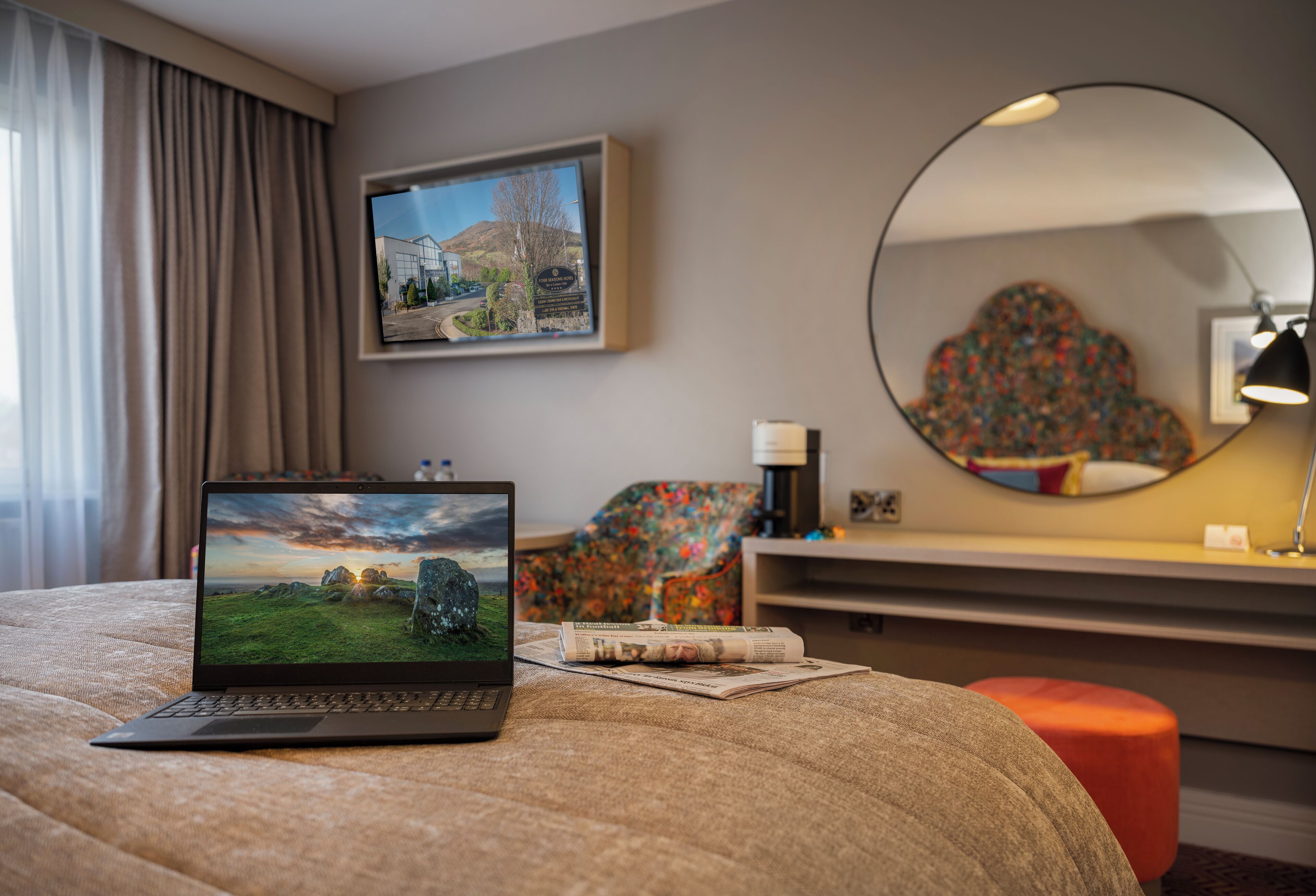 Executive-Doppelzimmer | Zimmersafe, laptopgeeigneter Arbeitsplatz, schallisolierte Zimmer