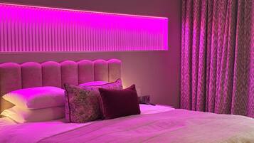 In-room safe, laptop workspace, soundproofing, iron/ironing board